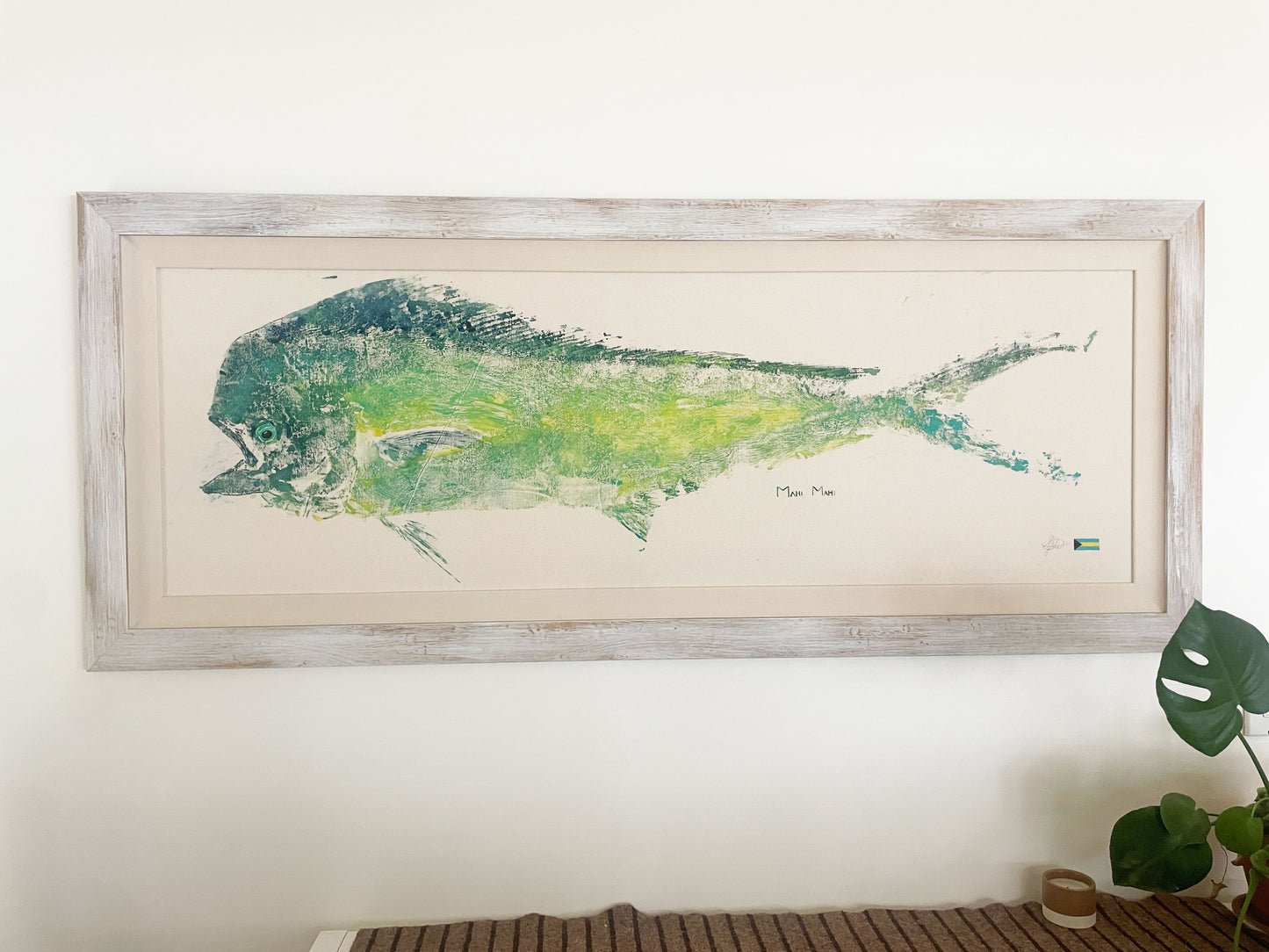 Mahi Mahi Framed (original)